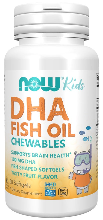 DHA Kids Fish Oil Chewables, 100mg - 60 softgels