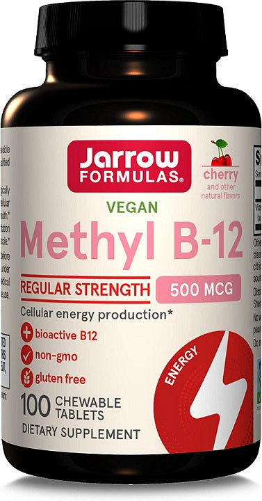 Methyl B-12, 500mcg (Cherry) - 100 chewable tabs