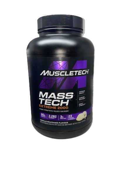 Mass-Tech Extreme 2000, Vanilla Milkshake - 2720 grams