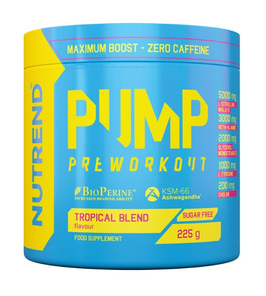 Pump Pre-Workout, Tropical Blend - 225 grams