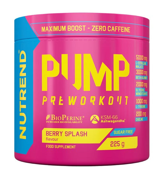Pump Pre-Workout, Berry Splash - 225 grams