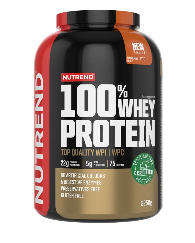 100% Whey Protein, Caramel Latte - 2250 grams