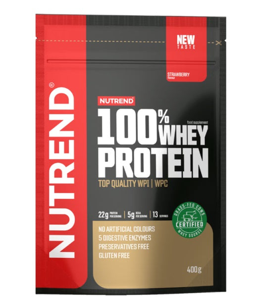 100% Whey Protein, Strawberry - 400 grams