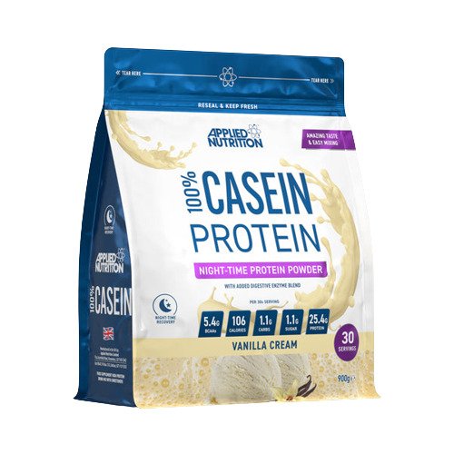100% Casein Protein, Vanilla Cream - 900 grams