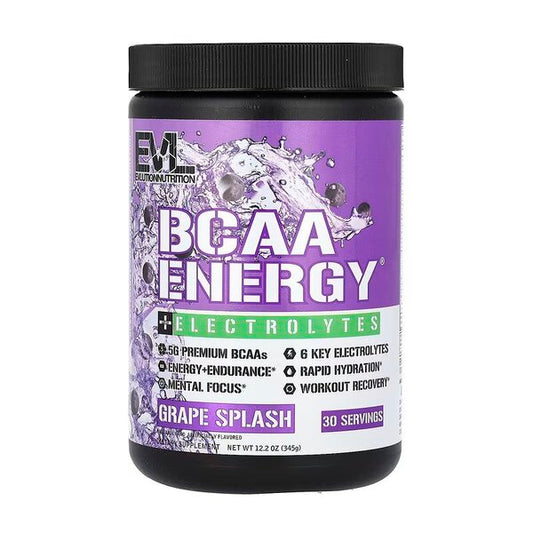 BCAA Energy + Electrolytes, Grape Splash - 345 grams