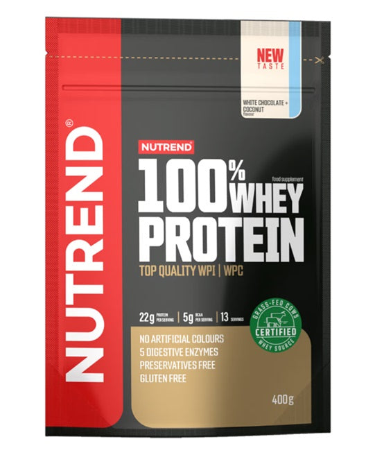 100% Whey Protein, White Chocolate + Coconut - 400 grams