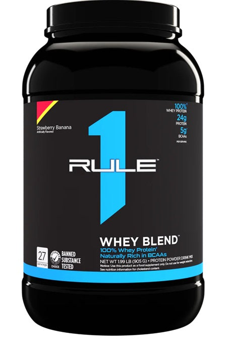 R1 Whey Blend, Strawberry Banana - 905 grams