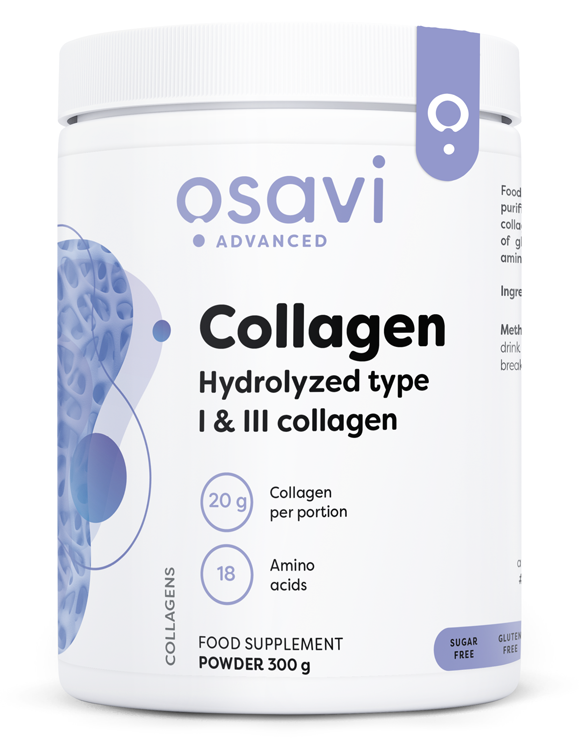Collagen Peptides - Hydrolyzed Type 1 &amp; 3 - 300 grams