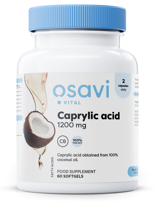 Caprylic Acid, 1200mg - 60 softgels