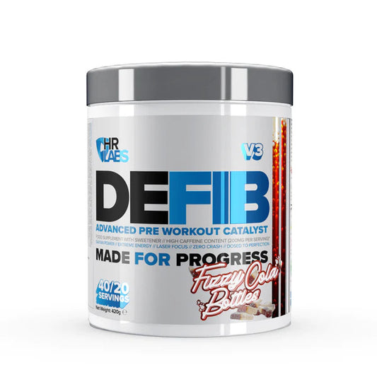 Defib V3 - Advanced Pre Workout Catalyst, Fizzy Cola Bottles - 420 grams