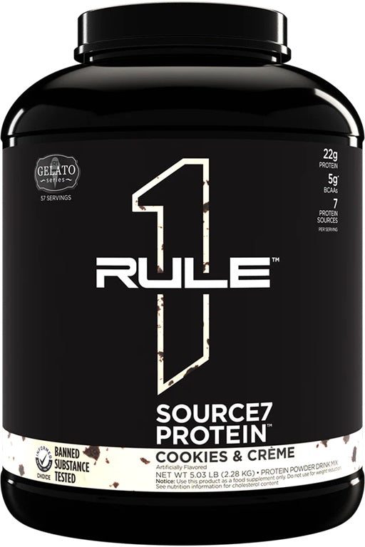 Source7 Protein, Cookies & Creme Gelato - 2280 grams