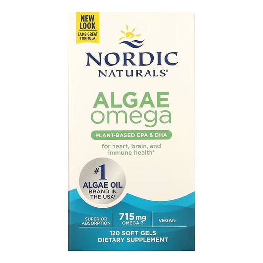Algae Omega, 715mg Omega 3 - 120 softgels