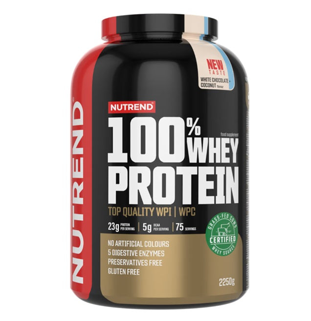 100% Whey Protein, White Chocolate + Coconut - 2250 grams