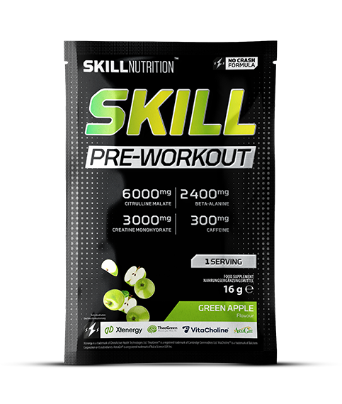 Skill Pre-Workout, Green Apple - 16 grams (1 serving)