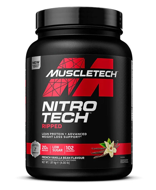 Nitro-Tech Ripped, French Vanilla Bean - 1810 grams