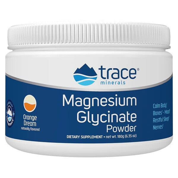 Magnesium Glycinate Powder, Orange Dream - 180 grams