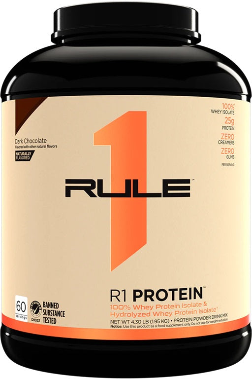 R1 Protein Naturally Flavored, Dark Chocolate - 1950 grams