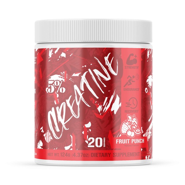 Creatine - Code Red, Fruit Punch - 124 grams