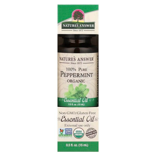 100% Pure Peppermint Essential Oil - 15 ml.