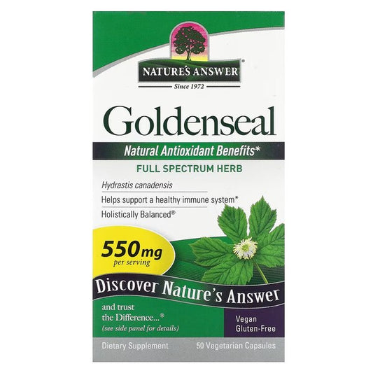 Goldenseal Root, Capsules - 50 vcaps
