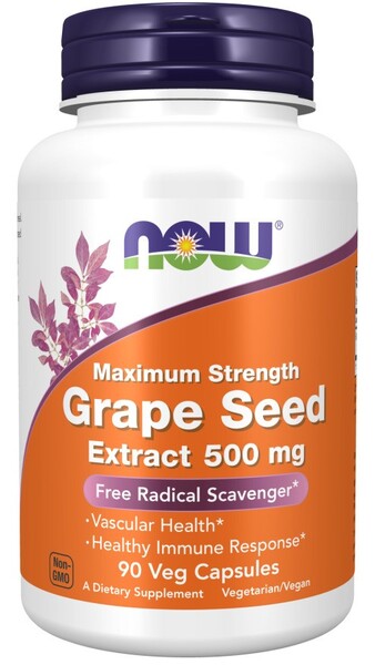 Grape Seed Maximum Strength, 500mg - 90 vcaps