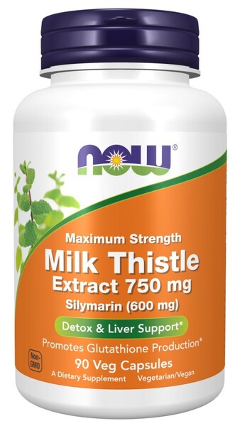 Milk Thistle Extract, Maximum Strength 750mg - 90 vcaps
