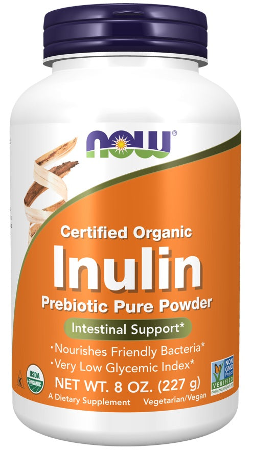 Inulin Prebiotic Pure Powder, Organic - 227 grams