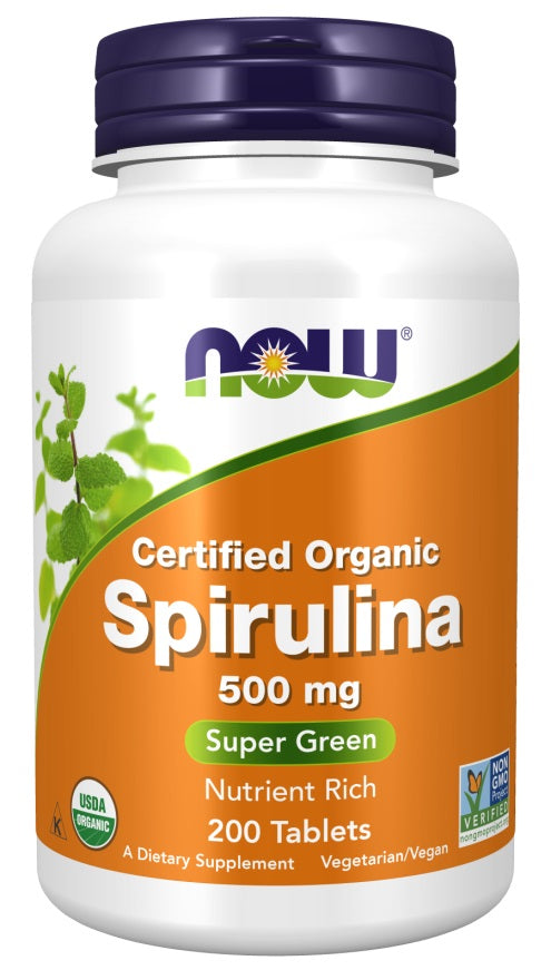 Spirulina, 500mg - 200 tablets