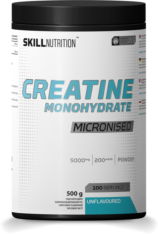 Micronised Creatine Monohydrate Unflavoured - 500 grams