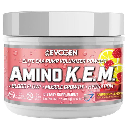 Amino K.E.M. EAA, Raspberry Lemonade - 480 grams