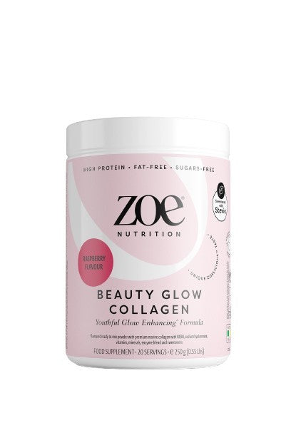 Beauty Glow Collagen, Raspberry - 250 grams