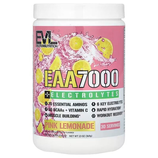 EAA 7000 + Electrolytes, Pink Lemonade - 369 grams