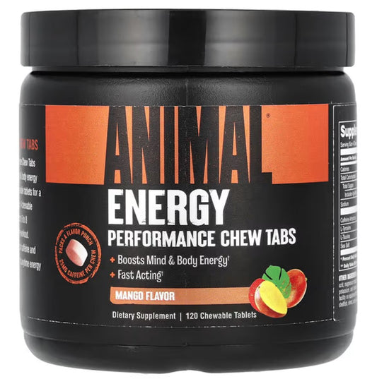 Animal Energy Performance Chew Tabs, Mango - 120 chewable tabs