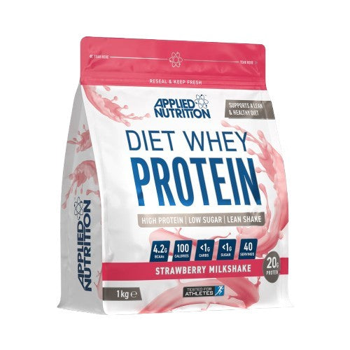 Diet Whey, Strawberry Milkshake- 1000 grams