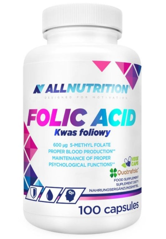 Folic Acid, 600mcg - 100 vcaps