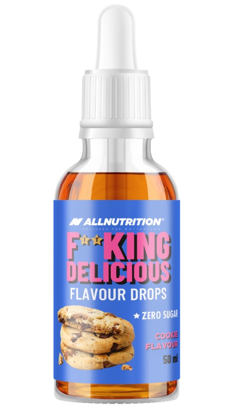 Fitking Delicious Flavor Drops, Cookie - 50 ml.
