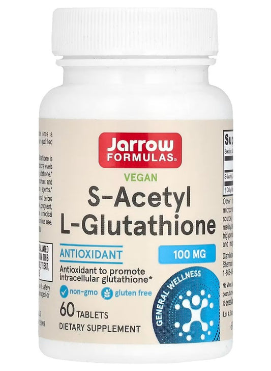 S-Acetyl L-Glutathione, 100mg - 60 tablets