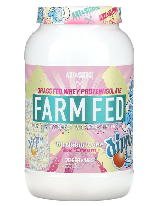 Farm Fed, Dippin' Dots Birthday Cake Ice Cream - 930 grams