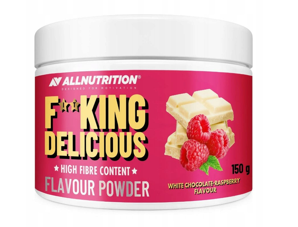 Fitking Delicious Flavour Powder, White Chocolate-Raspberry - 150 grams