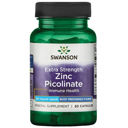 Zinc Picolinate Body Preferred Form, 50mg Extra Strength - 60 caps