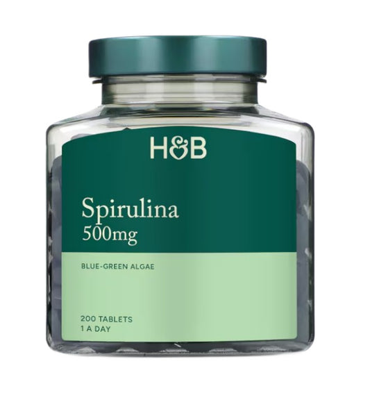 Spirulina, 500mg - 200 tablets (EAN )