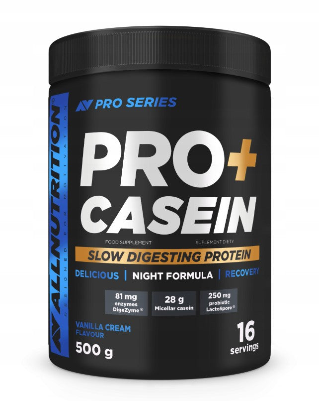 Pro+Casein, Vanilla Cream - 500 grams