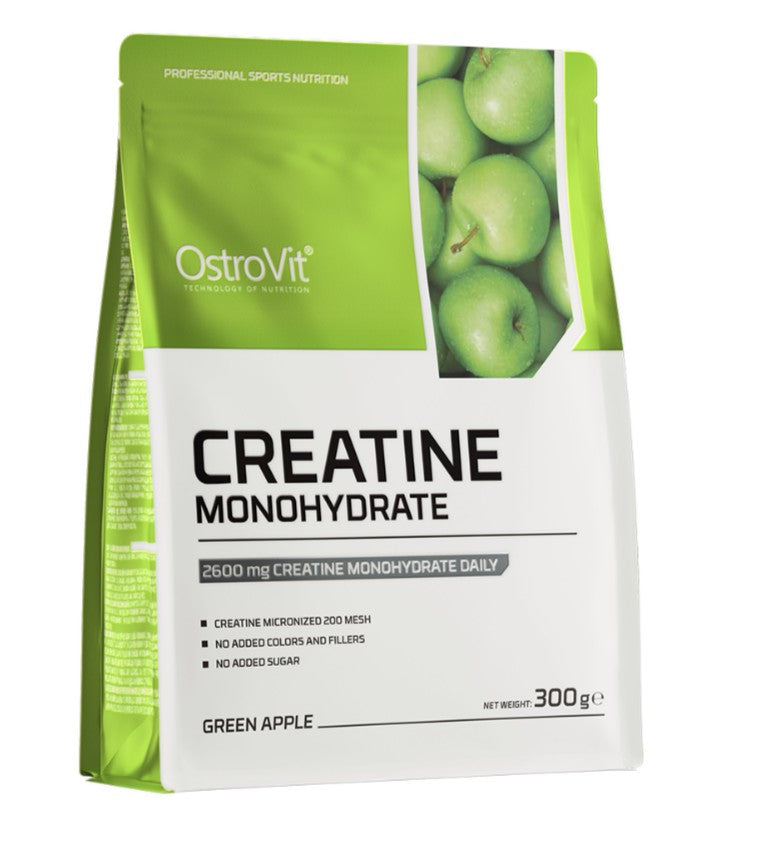 Creatine Monohydrate, Green Apple - 300 grams