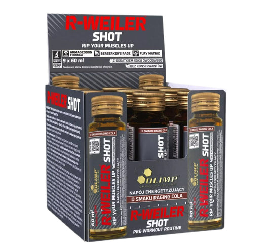 R-Weiler Shot, Raging Cola - 9 x 60 ml.