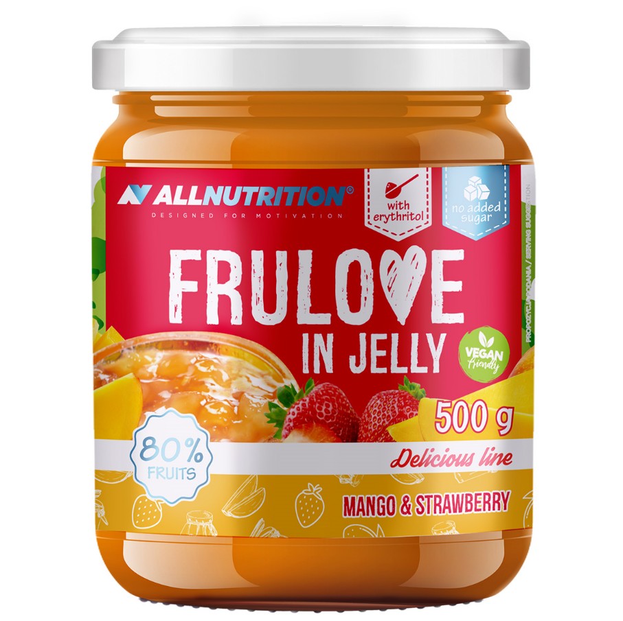Frulove In Jelly, Mango &amp; Strawberry - 500 grams