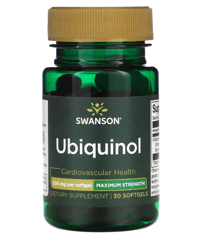 Ubiquinol, 200mg - 30 softgels