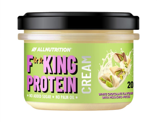 Fitking Protein Cream, White Chocolate with Pistachio Pieces - 200 grams