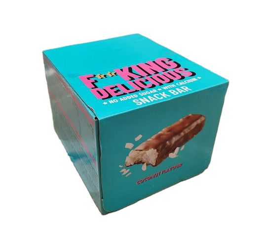 Fitking Delicious Snack Bar, Coconut - 24 x 40g