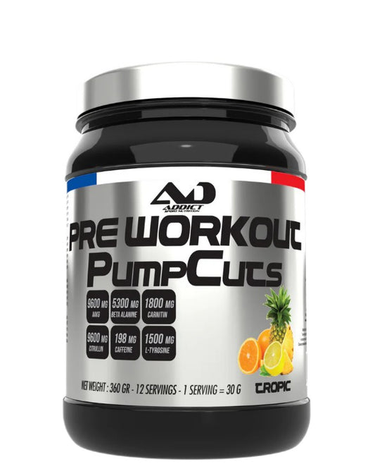 Pre Workout Pump Cuts, Tropic - 360 grams