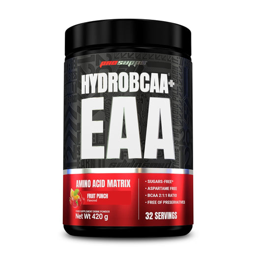 HydroBCAA + EAA, Fruit Punch - 420 grams